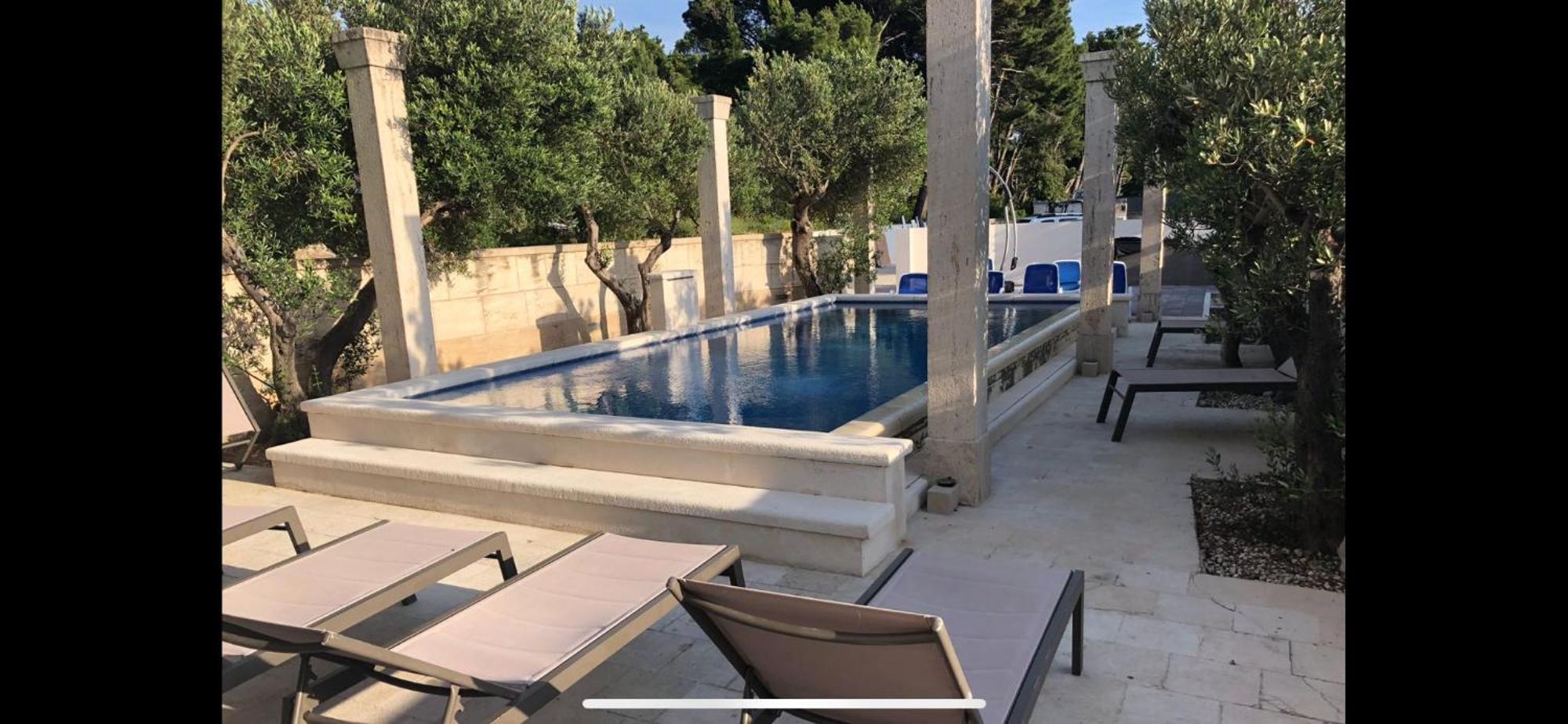 Villa Luce Mit Pool Makarská Exteriér fotografie